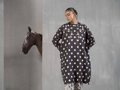 Nishat Linen - 2 Piece - Printed Embroidered Suit - PW23-205