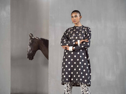 Nishat Linen - 2 Piece - Printed Embroidered Suit - PW23-205
