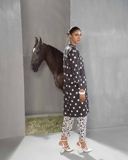 Nishat Linen - 2 Piece - Printed Embroidered Suit - PW23-205