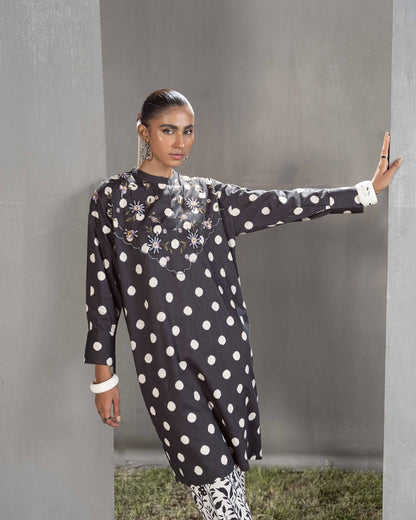 Nishat Linen - 2 Piece - Printed Embroidered Suit - PW23-205