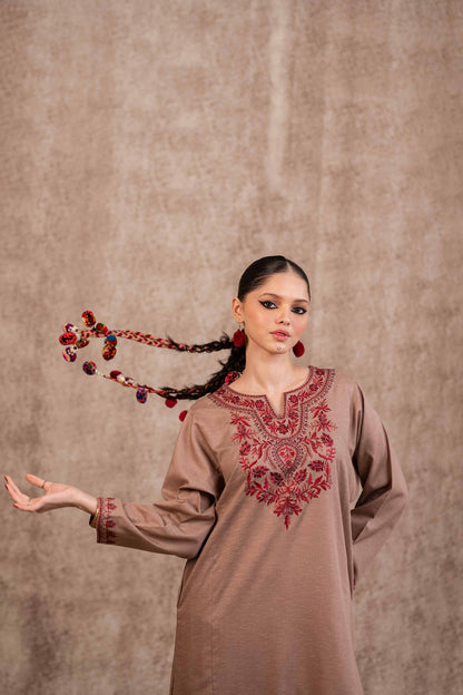 Nishat Linen - 2 Piece - Embroidered Suit - PW23-21