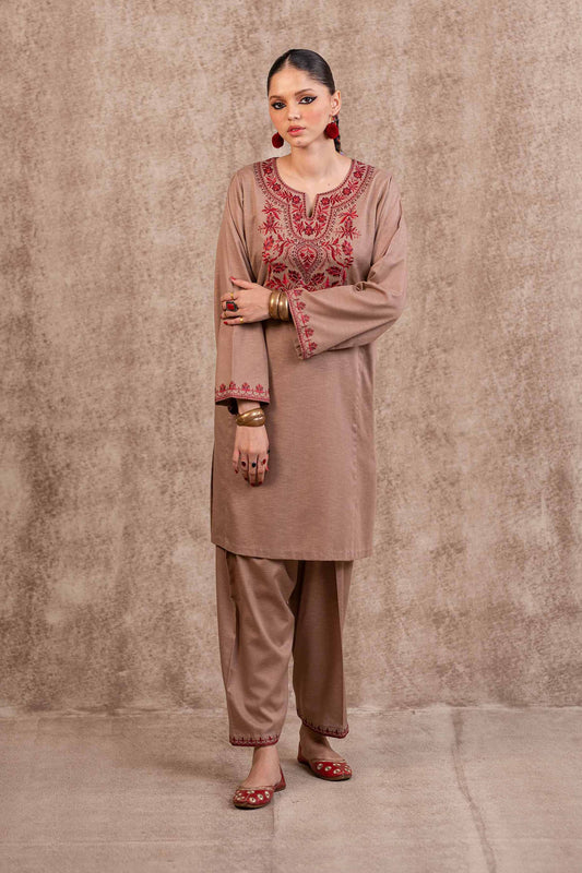 Nishat Linen - 2 Piece - Embroidered Suit - PW23-21