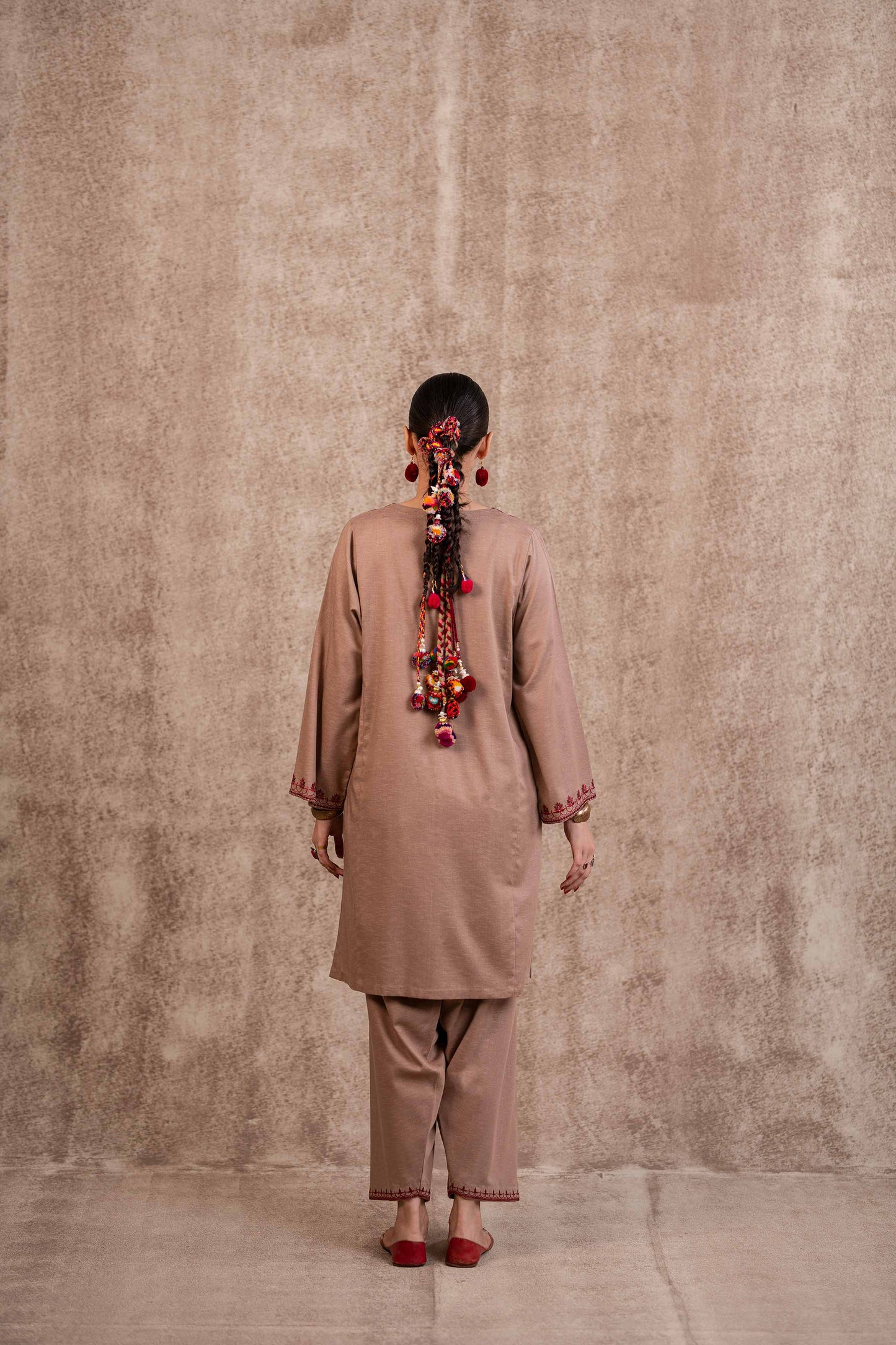 Nishat Linen - 2 Piece - Embroidered Suit - PW23-21