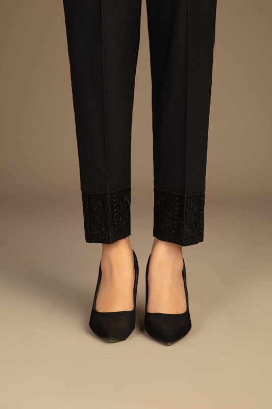 Nishat Linen - Embroidered Trousers - PW23-210