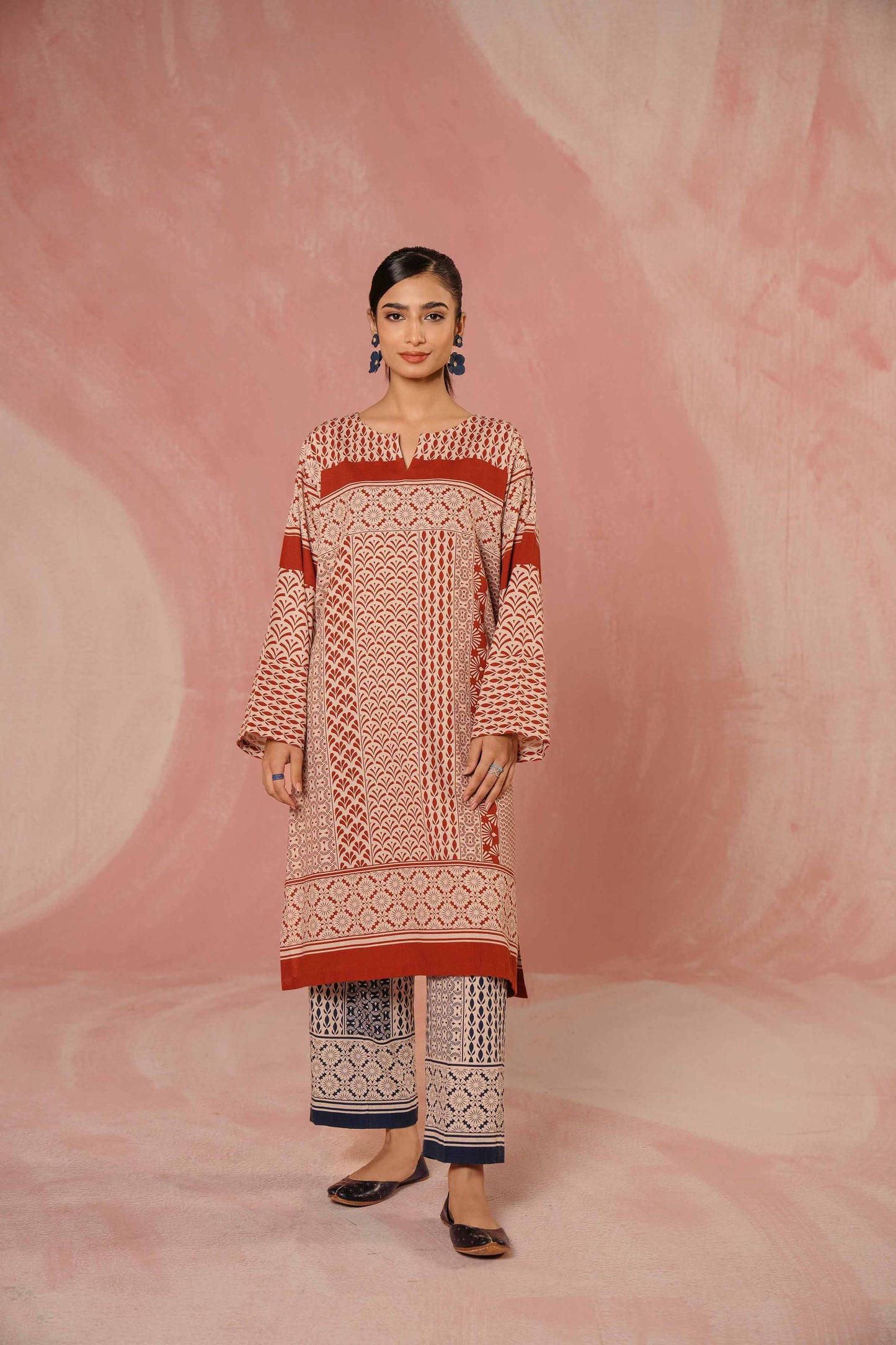 Nishat Linen - 2 Piece - Printed Suit - PW23-214