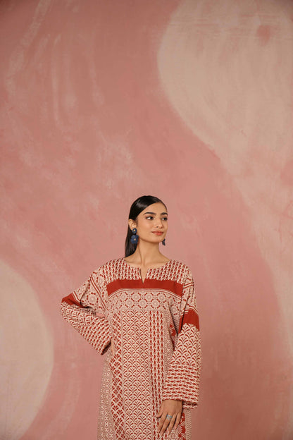 Nishat Linen - 2 Piece - Printed Suit - PW23-214