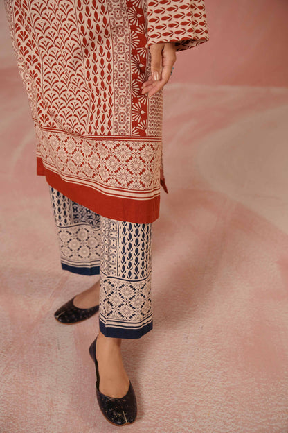 Nishat Linen - 2 Piece - Printed Suit - PW23-214