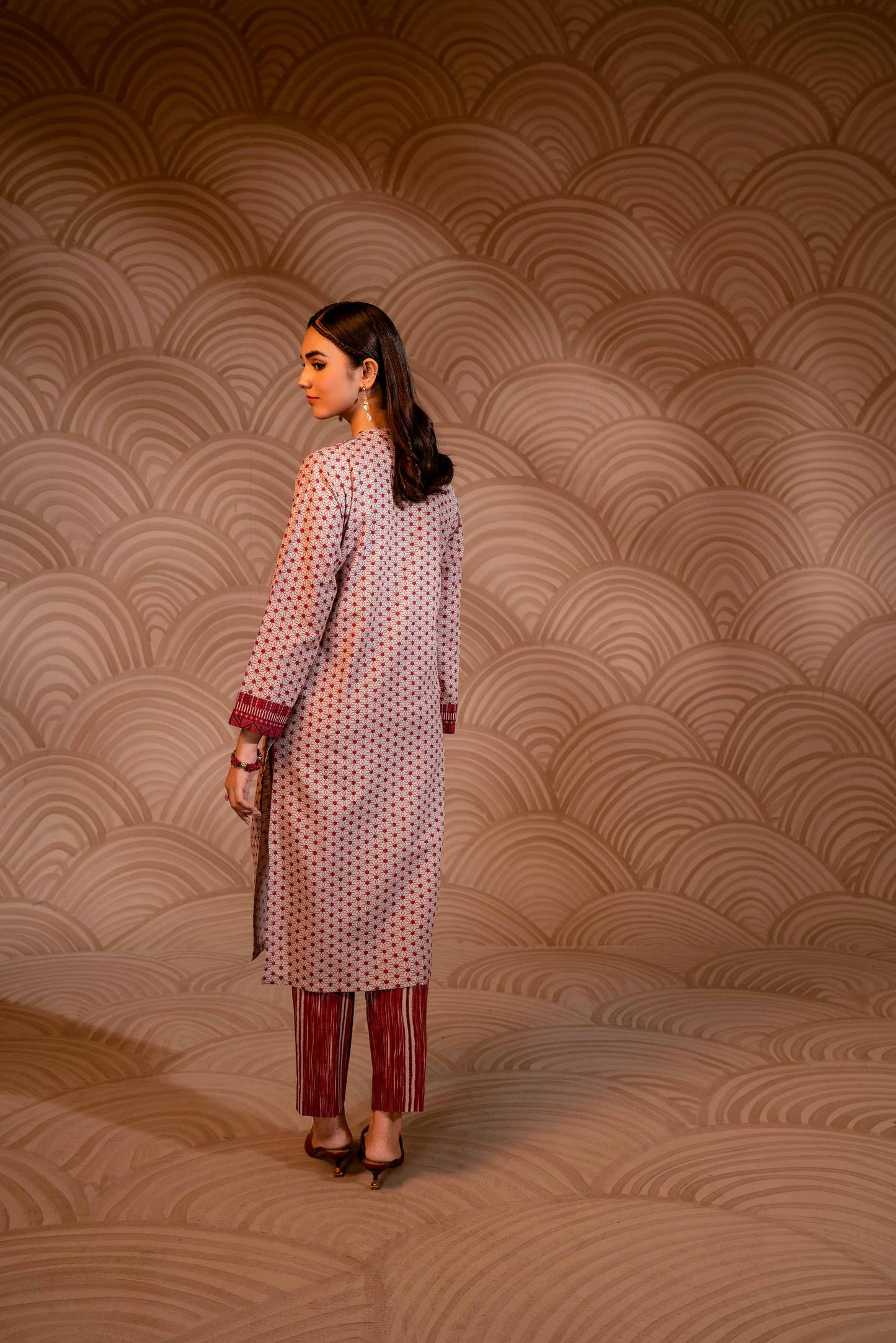 Nishat Linen - 2 Piece - Printed Embroidered Suit - PW23-217