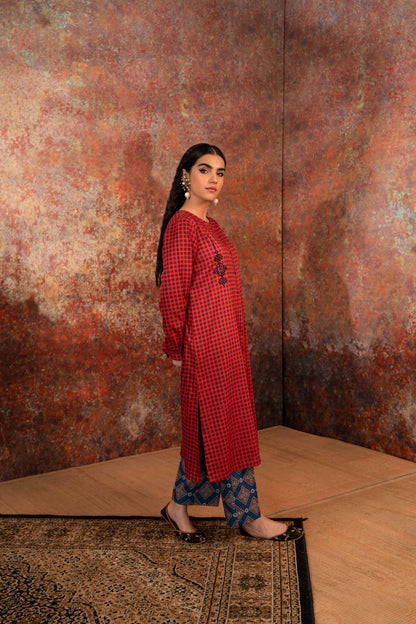 Nishat Linen - 2 Piece - Printed Embroidered Suit - PW23-219