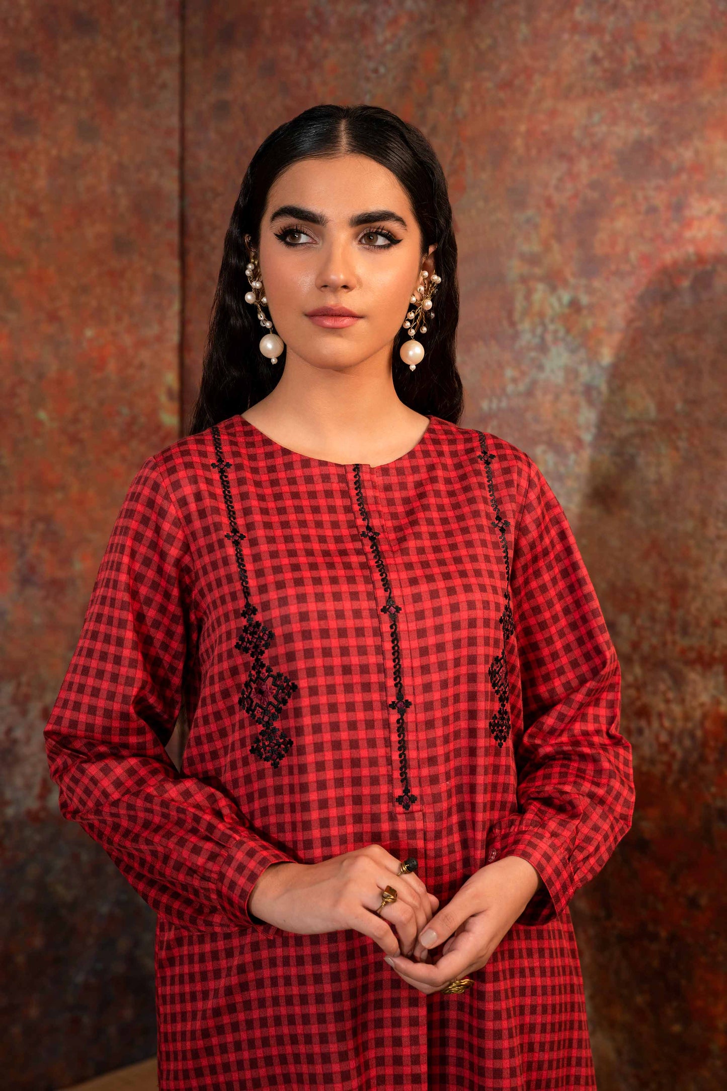 Nishat Linen - 2 Piece - Printed Embroidered Suit - PW23-219