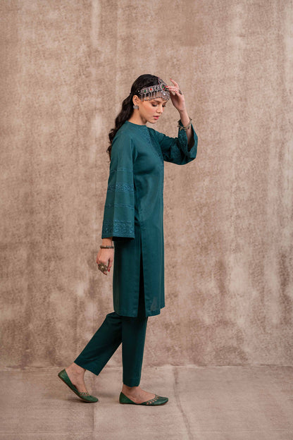Nishat Linen - 2 Piece - Embroidered Suit - PW23-22