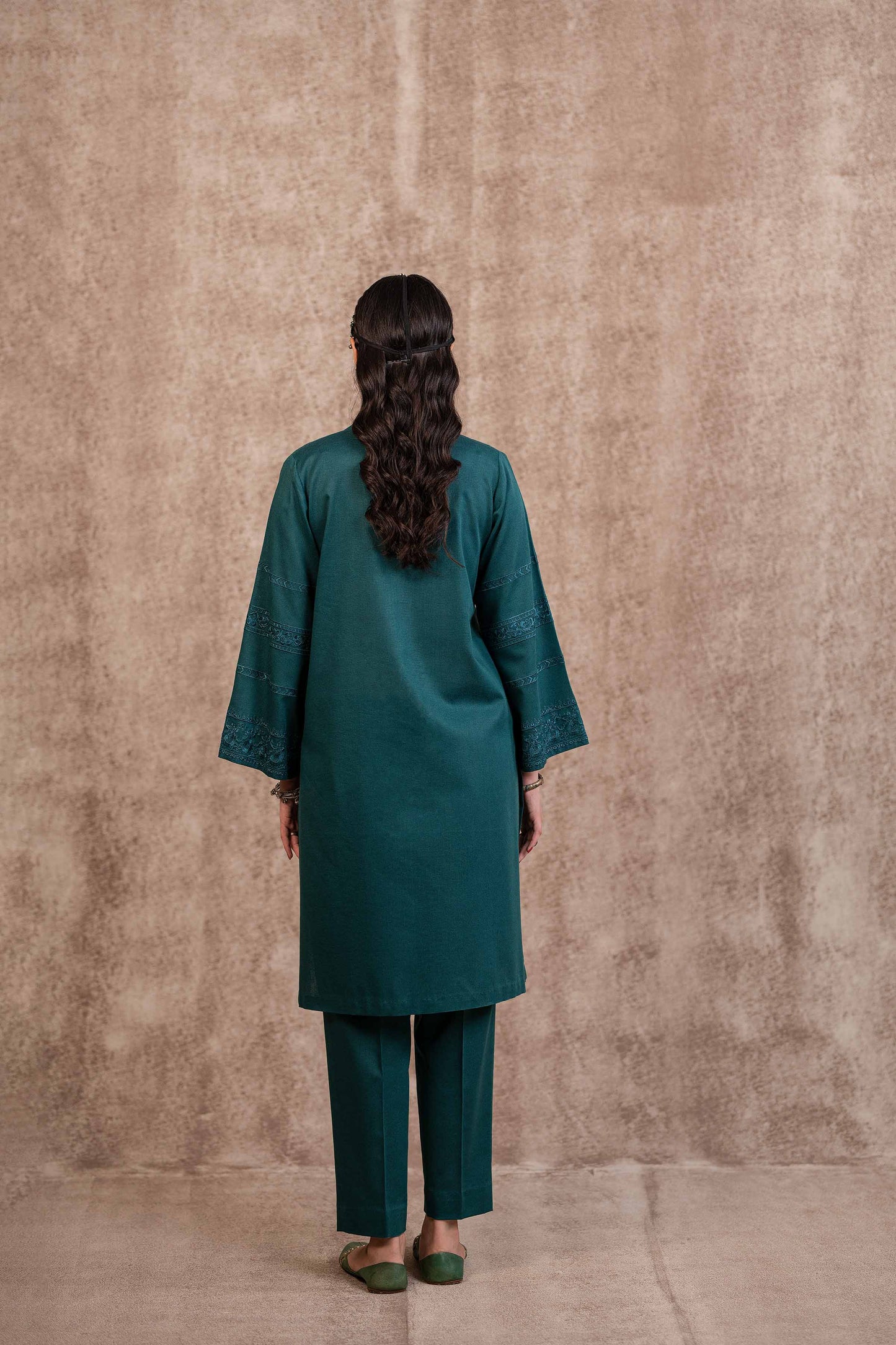 Nishat Linen - 2 Piece - Embroidered Suit - PW23-22