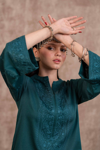 Nishat Linen - 2 Piece - Embroidered Suit - PW23-22
