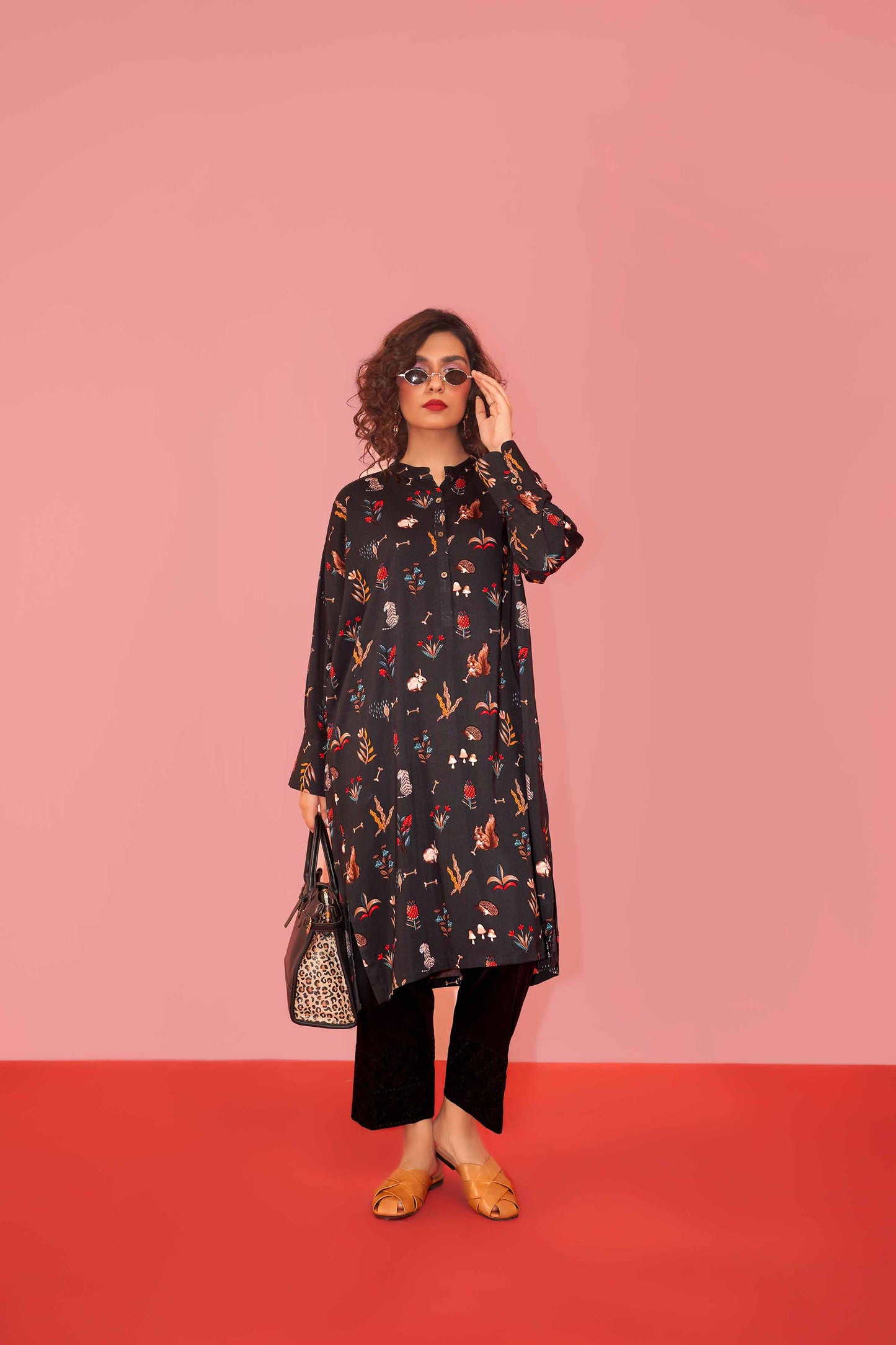 Nishat Linen - Printed Shirt - PW23-222