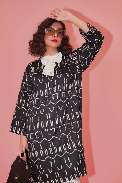 Nishat Linen - 2 Piece - Printed Embroidered Suit - PW23-225