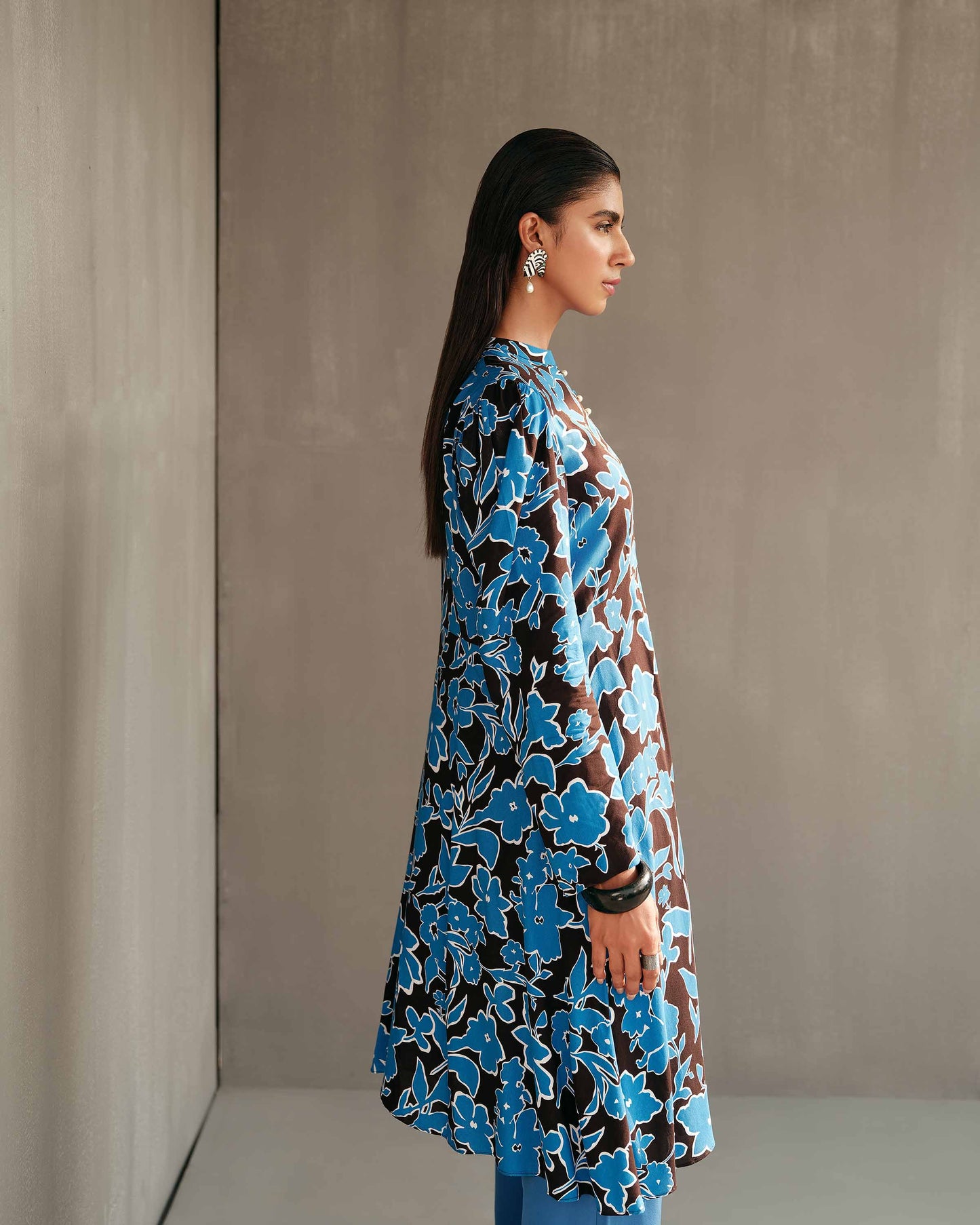 Nishat Linen - Printed Shirt - PW23-226