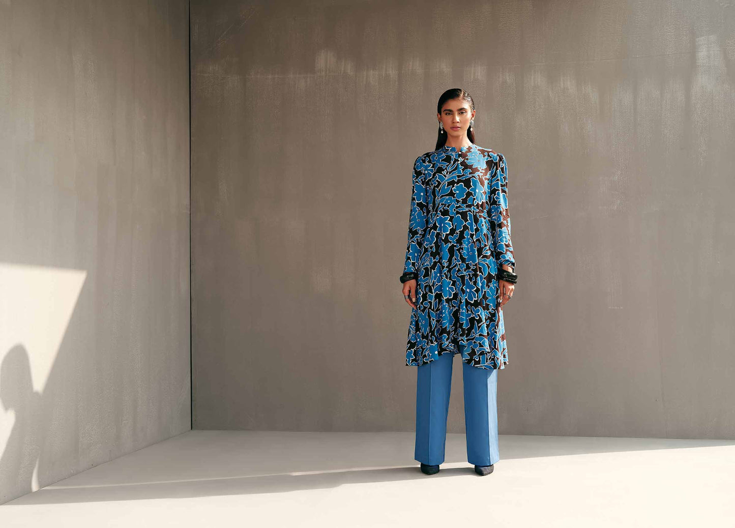 Nishat Linen - Printed Shirt - PW23-226