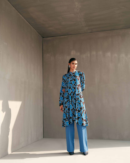 Nishat Linen - Printed Shirt - PW23-226