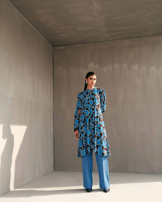 Nishat Linen - Printed Shirt - PW23-226