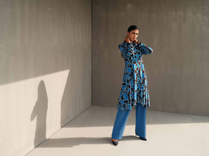 Nishat Linen - Printed Shirt - PW23-226
