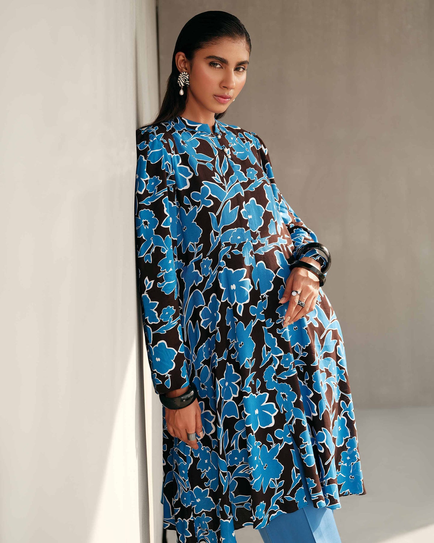 Nishat Linen - Printed Shirt - PW23-226