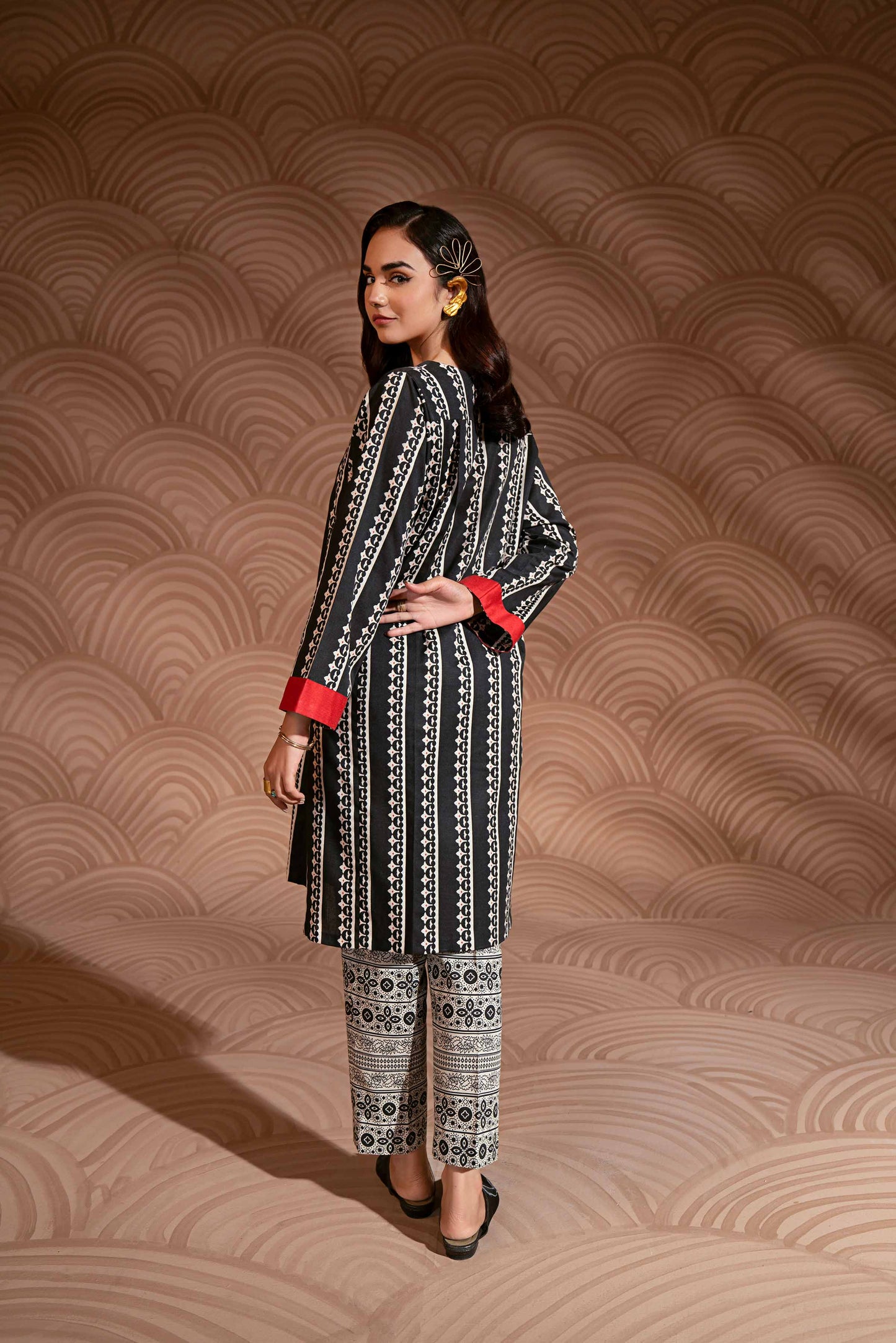 Nishat Linen - 2 Piece - Printed Embroidered Suit - PW23-227