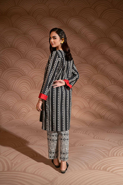Nishat Linen - 2 Piece - Printed Embroidered Suit - PW23-227