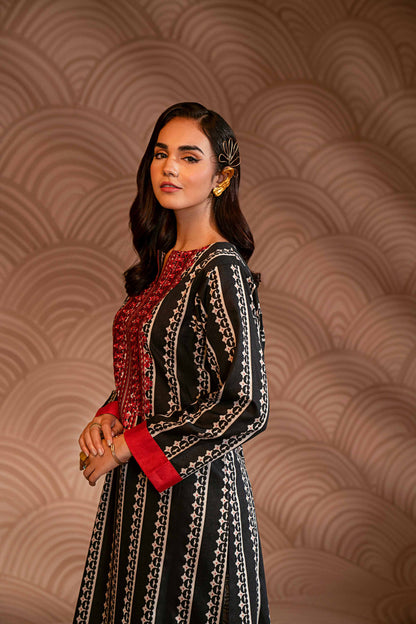 Nishat Linen - 2 Piece - Printed Embroidered Suit - PW23-227