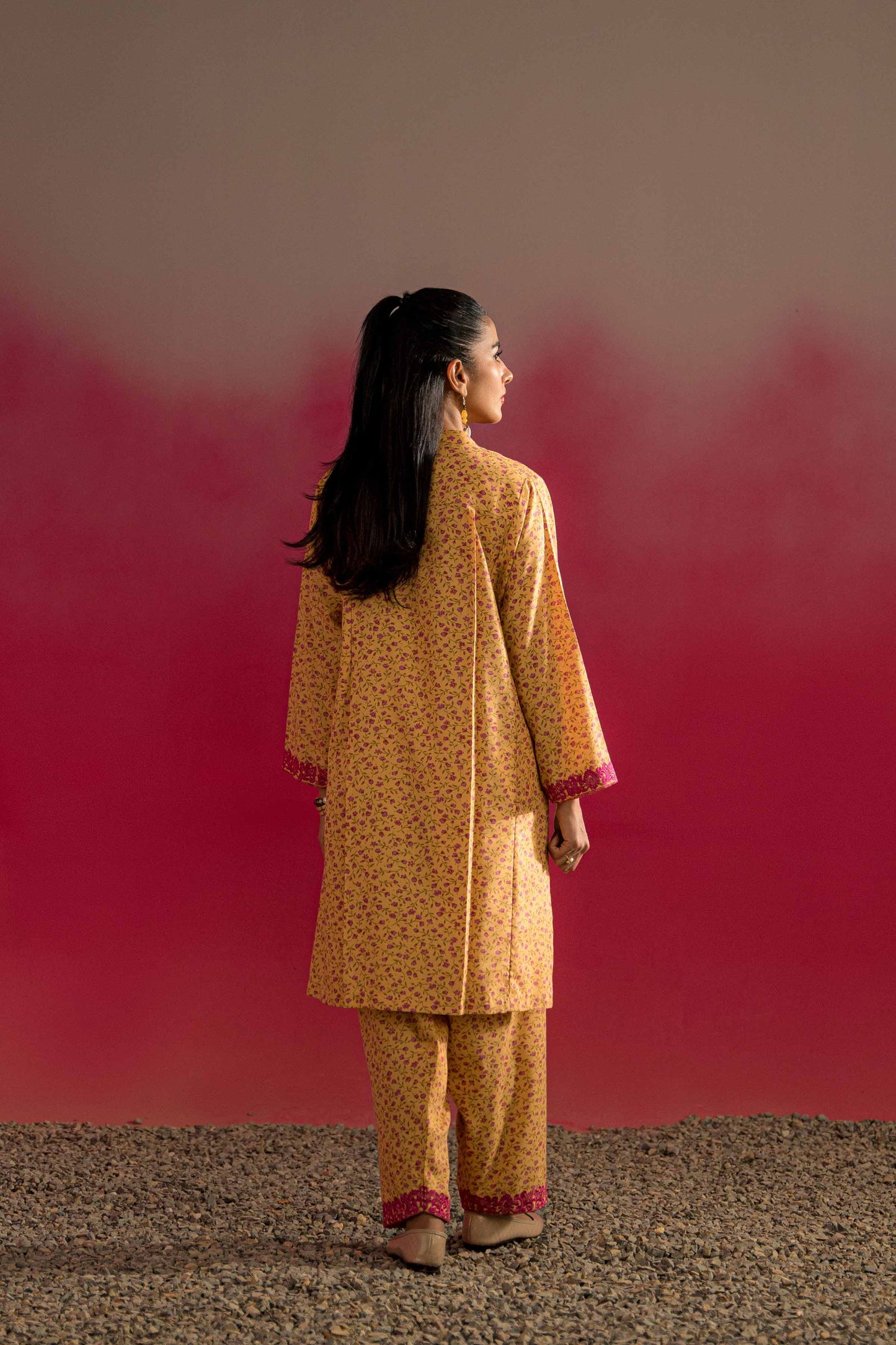 Nishat Linen - 2 Piece - Printed Embroidered Suit - PW23-228