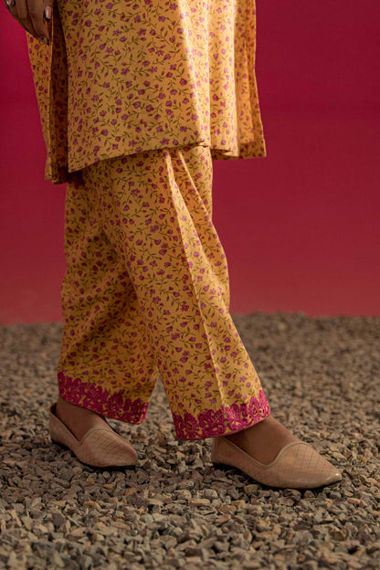 Nishat Linen - 2 Piece - Printed Embroidered Suit - PW23-228