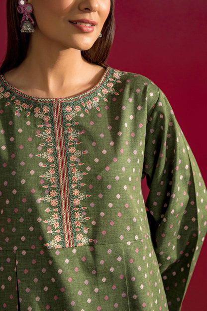 Nishat Linen - 2 Piece - Printed Embroidered Suit - PW23-229