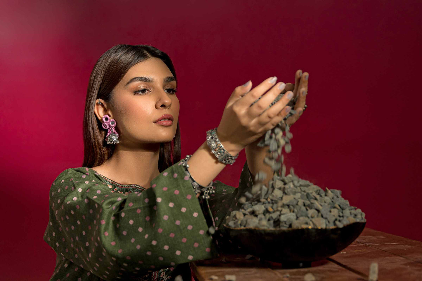 Nishat Linen - 2 Piece - Printed Embroidered Suit - PW23-229
