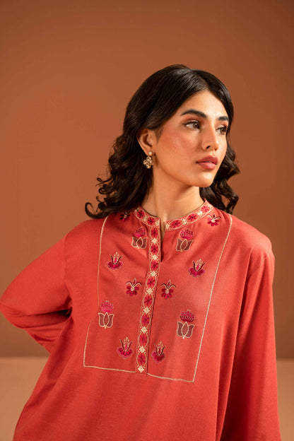 Nishat Linen - 2 Piece - Embroidered Suit - PW23-23