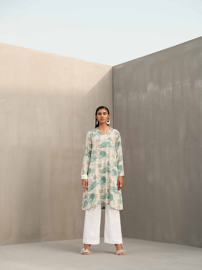 Nishat Linen - Printed Shirt - PW23-230
