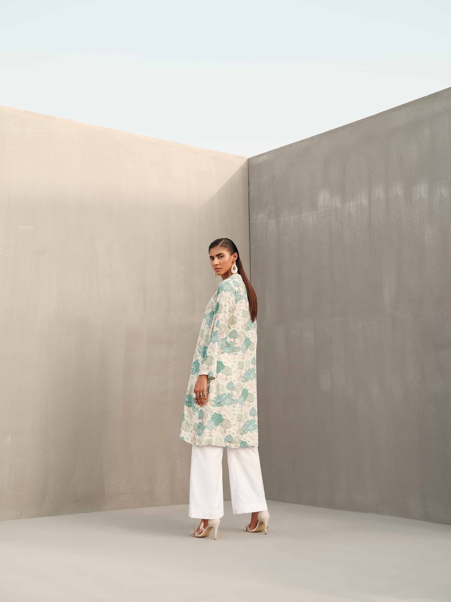 Nishat Linen - Printed Shirt - PW23-230