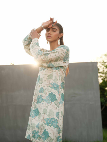 Nishat Linen - Printed Shirt - PW23-230