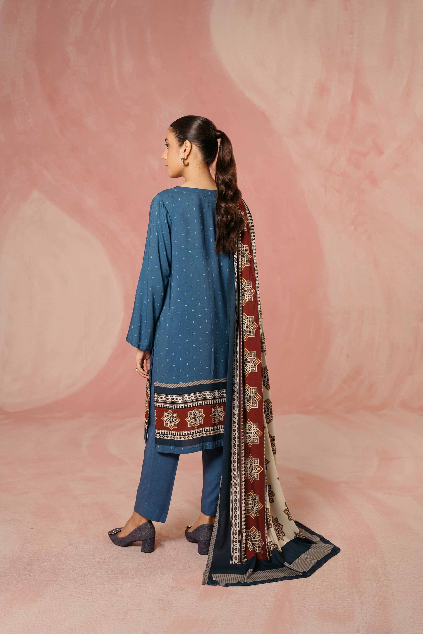 Nishat Linen - 3 Piece - Printed Suit - PW23-236
