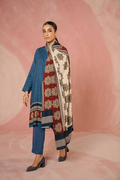 Nishat Linen - 3 Piece - Printed Suit - PW23-236