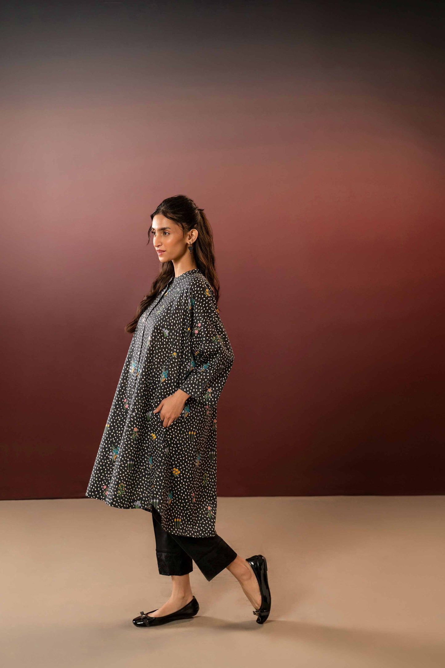 Nishat Linen - Printed Shirt - PW23-237