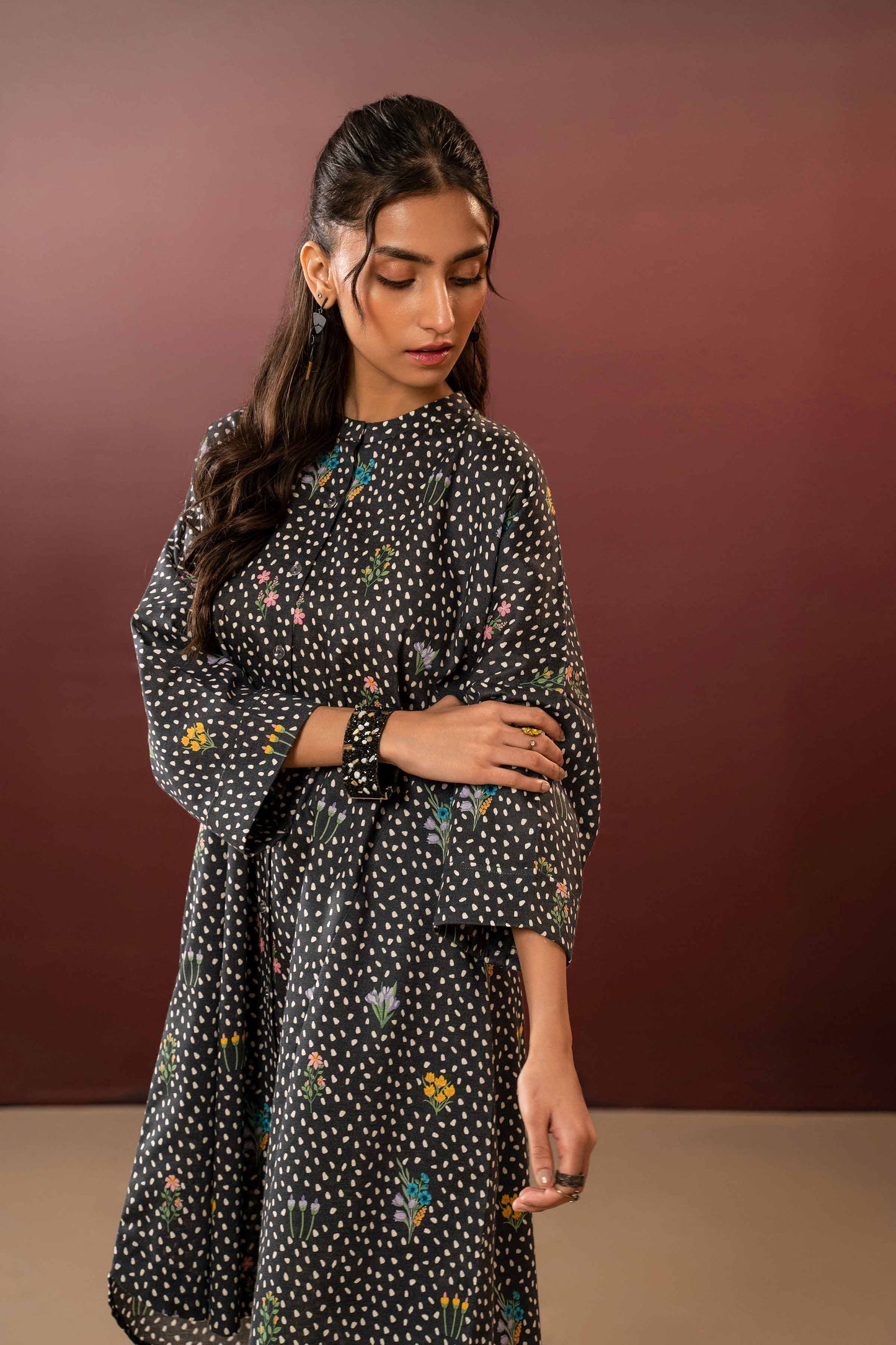 Nishat Linen - Printed Shirt - PW23-237