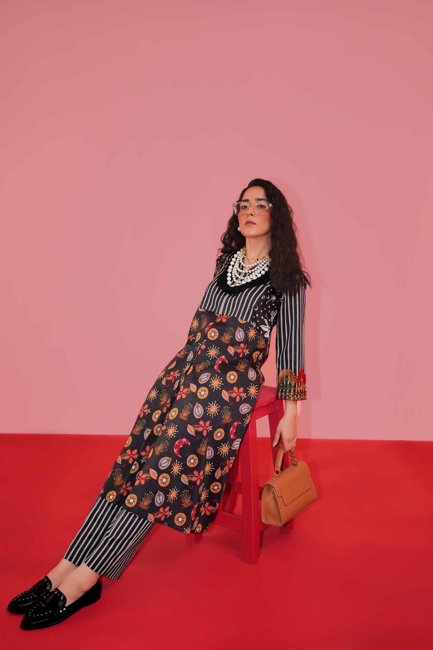 Nishat Linen - 2 Piece - Printed Embroidered Suit - PW23-238