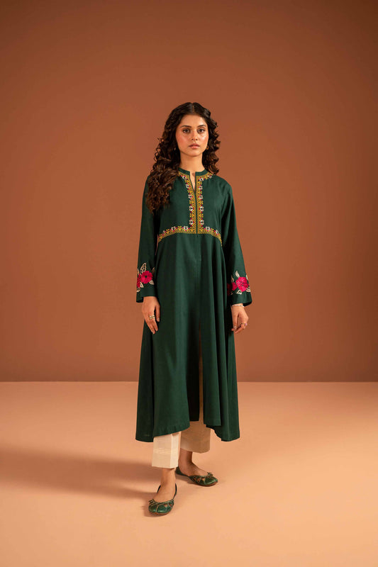 Nishat Linen - Embroidered Shirt - PW23-24