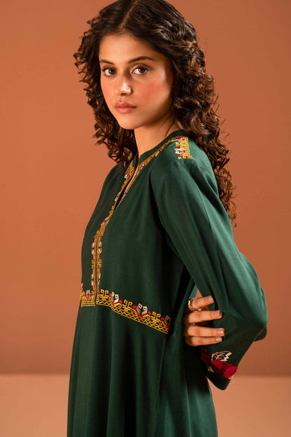 Nishat Linen - Embroidered Shirt - PW23-24