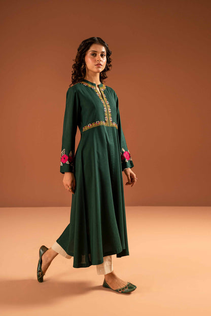 Nishat Linen - Embroidered Shirt - PW23-24