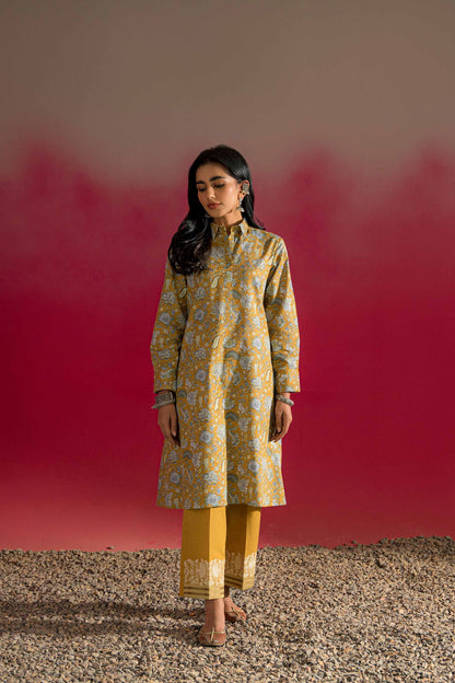 Nishat Linen - 2 Piece - Printed Embroidered Suit - PW23-240