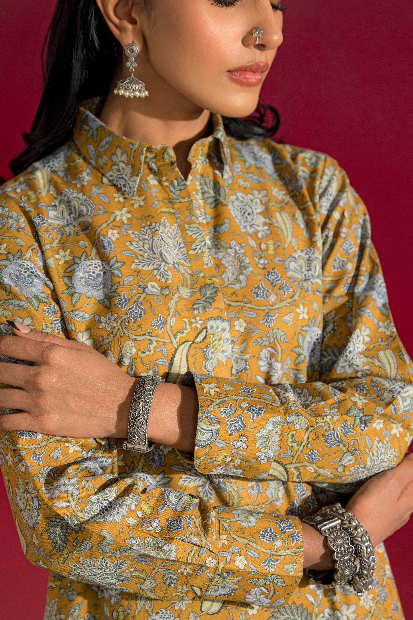 Nishat Linen - 2 Piece - Printed Embroidered Suit - PW23-240