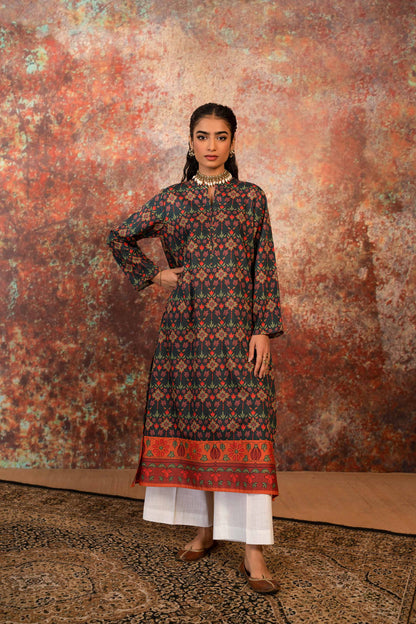 Nishat Linen - Printed Shirt - PW23-241