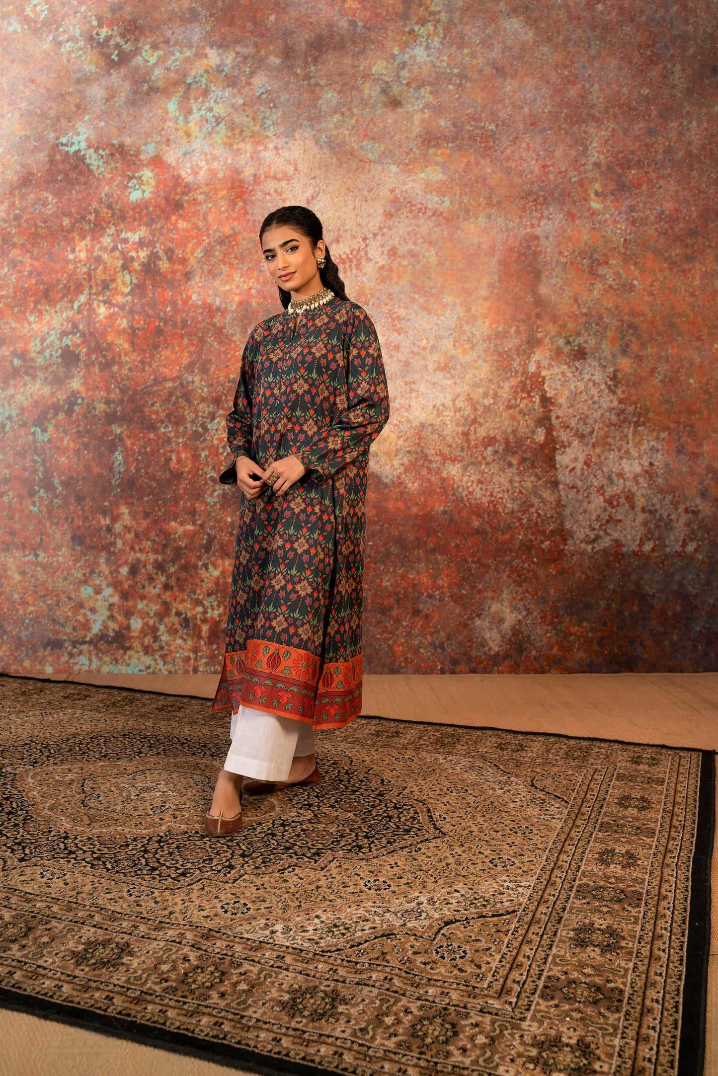 Nishat Linen - Printed Shirt - PW23-241