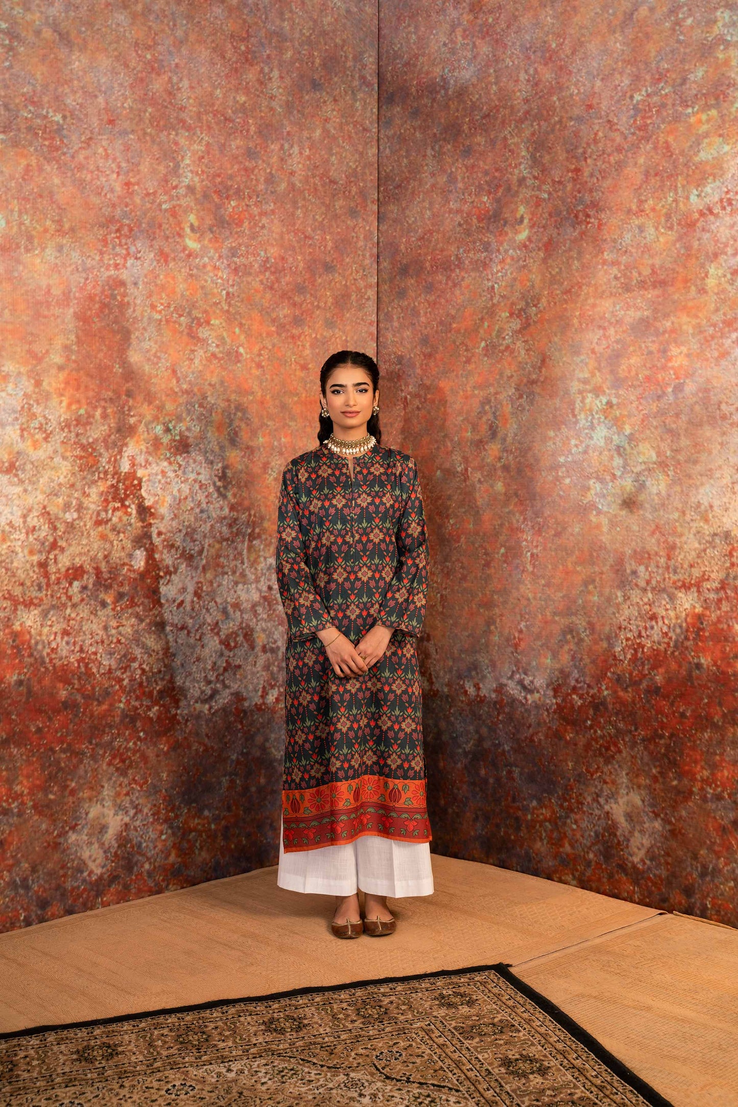 Nishat Linen - Printed Shirt - PW23-241