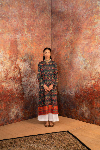 Nishat Linen - Printed Shirt - PW23-241